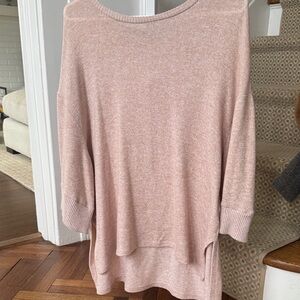 Zara Cozy Pink Knit Sweater